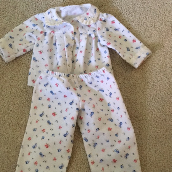 American Girl Other - American Girl Doll Emily Bennett pajamas white